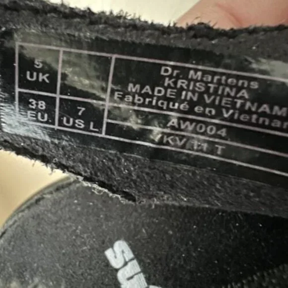 Dr. Martens Kristina Womens Black Gladiator Leather Sandals Size 7 SB04 - Picture 8 of 8